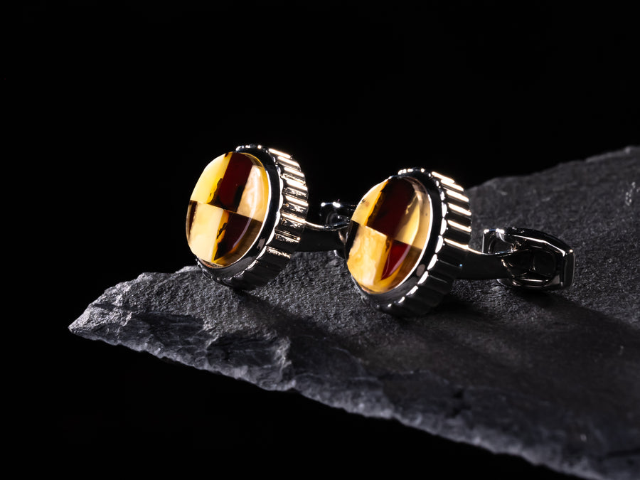 BalticBliss Baltic amber cufflinks.